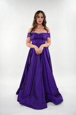 ഗാലറി വ്യൂവറിലേക്ക് ചിത്രം ലോഡ് ചെയ്യുക, Maeve off shoulder neckline corset maxi dress