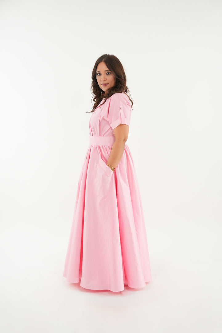 The Charlotte Wrap Gown