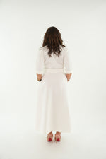 Load image into Gallery viewer, The Margot White minimalistic maxi dress