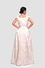 Load image into Gallery viewer, Storm Ombre Floral Print Pleated Sleeveless Maxi Dress